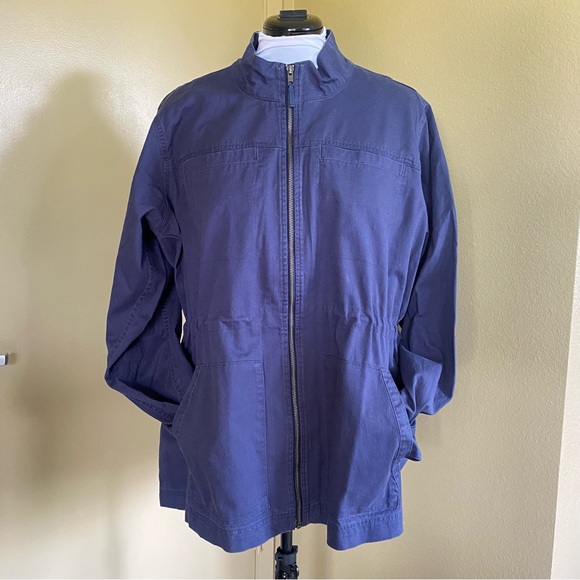 NWT GAP XXL Navy Blue Field Jacket - Picture 5 of 16